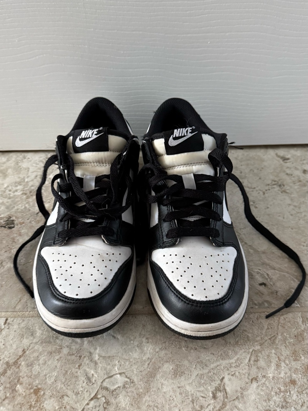 Nike Black and White Low-Top Sneakers